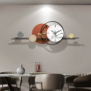 创意餐厅装饰钟表客厅家用大尺寸挂钟高级感艺术现代时尚挂画时钟