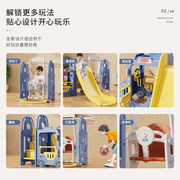 韩版巴士宝宝滑滑梯室内汽车，家用玩具儿童，大型秋千游乐园塑料安全