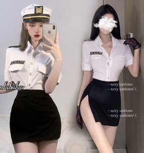 成熟御姐风空姐制服jk性感女士，警机长上衣ol女装，丝袜衬衫职业套装