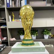 1比1大力神杯37cm 卡塔尔世界杯足球奖杯模型球迷纪念装饰品