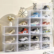 鞋子收纳神器简易鞋架鞋盒玩具，收纳盒收藏展示柜乐高手办透明摆柜