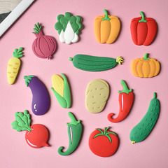 可爱卡通蔬菜个性创意硅胶冰箱贴