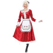 价销售圣诞红色连衣裙套装圣诞围裙女仆圣诞服万圣节派对演出服