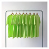 230克纯棉厚实荧光绿果，绿色圆领短袖t恤男女宽松情侣bf风潮