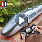 和谐号火车玩具男孩超大号，充电动儿童遥控高铁，动车模型仿真无轨道