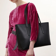 韩版女包2021欧美时尚，手提拼接大包，购物包单肩简约女包