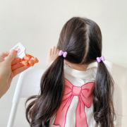 蝴蝶结可爱儿童发圈 宝宝扎头发皮筋 不伤发头饰发饰 女童