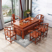 原木凳子根雕茶台工厂实木茶桌椅组合桌套装榆木茶几桌阳台桌
