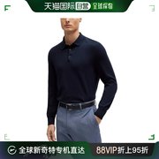 美国直邮hugo boss 男士 Polo衫长袖进口纯棉衬衫