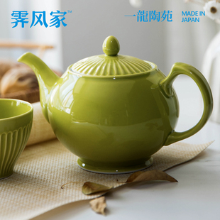 霁风家波佐见烧日本进口高温釉下彩手工瓷器茶具茶壶茶杯马克杯