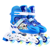 初学者溜冰鞋儿童全套装男女童直排轮滑鞋旱冰鞋3-4-5-6-10-12岁