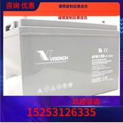 VISENCH/威神蓄电池12V100AH 免维护铅酸6FM100直流屏UPS备用电源