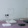 创意大理石透明亚克力桌面饰品耳钉耳环陈列架首饰展示架子道具