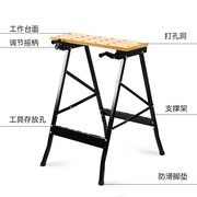 木工工作台多功能折叠倒装木工，工作台木工桌，子台锯便携式木工锯