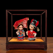 juk3北京京剧绢人娃娃套装手工艺，摆件特色送老外出国结婚礼物