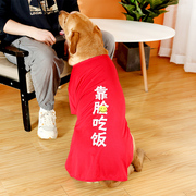 狗狗衣服薄款夏季金毛的拉布拉多萨摩耶柴犬中型犬，大型犬防晒背心