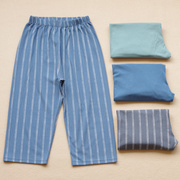 男童八分裤夏季薄款莫代尔，棉儿童中大童家居，睡裤小男孩七分空调裤