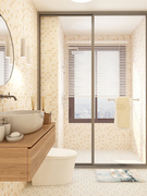 浴室卫生间防水自粘墙贴马赛克瓷砖墙面翻新加厚壁纸厨房防油贴纸