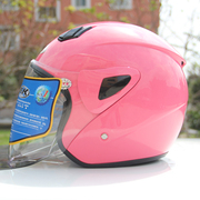 艾凯ak711电动车头盔安全帽，镜片风镜挡风玻璃，护目镜半盔夏盔