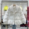 反季娃娃领羽绒服女短款冬季欧货设计感宽松小个子白鸭绒(白鸭绒)外套