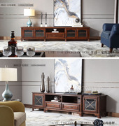 欧式美式古典别墅，家具简美纯实木fw92-13电视柜，地柜2.4