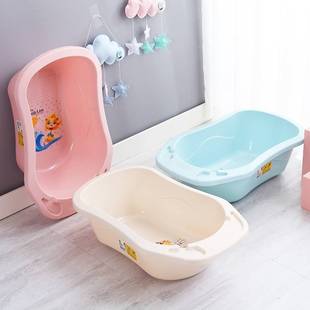 宝宝洗澡盆新生儿可坐躺通用婴儿浴盆，0-3岁6防滑儿童大号超大bb盘