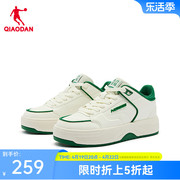 中国乔丹板鞋女鞋，2024春季潮流百搭厚底，增高运动鞋休闲鞋子女