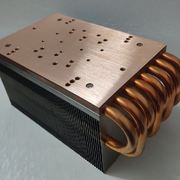 散热器led200w300w400w600w1000wcob灯珠设备铜管铝片，高导热(高导热)系数