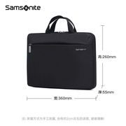 新秀丽(新秀丽)samsonite电脑包，手提包男女商务背包，公文包苹果笔记本电脑包14英寸bp5