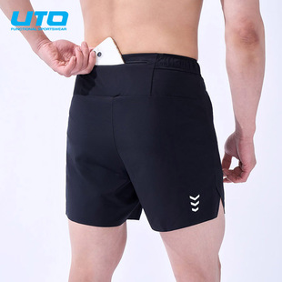 UTO悠途专业跑步运动速干短裤男夏季马拉松短裤训练健身透气