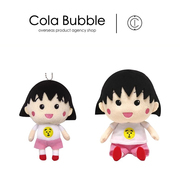 日本购入正版白色T恤樱桃小丸子公仔玩偶娃娃挂件毛绒玩具
