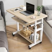 床边桌可移动简易桌子，卧室出租屋家用笔记本电脑桌床上学习桌租房