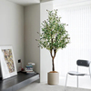 仿真绿植橄榄树落地盆栽室内大型植物摆件客厅，轻奢装饰仿生花假树