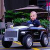 儿童电动汽车双座四轮遥控摇摆宝宝玩具车可坐双人婴儿小孩童车
