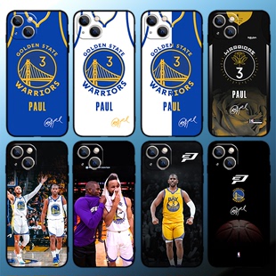 篮球NBA勇士队克里斯保罗手机壳适用苹果13/14ProMax华为P60/P50荣耀90nova8Pro小米12红米K50VIVOIQOO11RENO