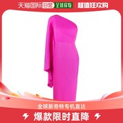 香港直邮潮奢solacelondon女士solacelondon紫红连衣裙