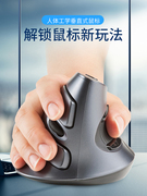 日本SANWA无线鼠标垂直竖握人体工学电脑滑鼠激光男办公USB大鼠