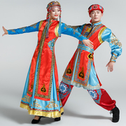 蒙古族舞蹈演出服装女装成人艺考男装少数民族广场舞表演服饰
