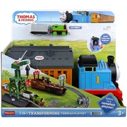 托马斯和朋友豪华车厢，变形套装儿童男孩玩具，小火车轨道车电动火车
