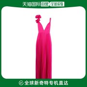 香港直邮Parosh 女士 紫红连衣裙