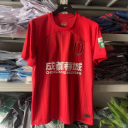 2024成都蓉城球衣球员版短袖足球服主场红色比赛服中超队服
