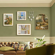 法式装饰画客厅复古挂画欧式餐厅卧室组合画风景油画美式玄关轻奢