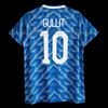 1988年荷兰队复古足球服客场，套装男10号古利特世界杯队服球衣定制