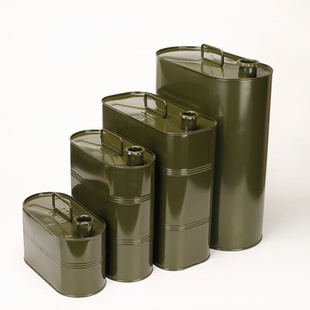 俏博莱钢筋柄加厚油桶便携户外备用油箱大容量手提汽油桶5L（升）