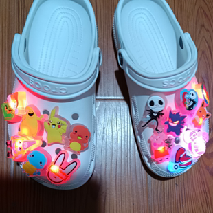 crocs智必星LED宝可梦鞋扣 洞洞鞋配饰会亮灯闪光立体发亮光 鞋花