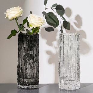 玻璃花瓶透明插花水养鲜花富贵竹，ins风网红插花客厅桌面装饰摆件