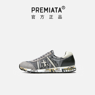 PREMIATA2023年483木字米字牛皮潮流时尚运动迷彩轻奢男鞋