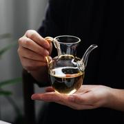 日式公道杯玻璃加厚耐热高端茶具，配件分茶器公杯带茶滤一体茶海