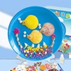 幼儿园儿童手工贝壳画粘贴画，diy3d立体圆盘，创意玩具材料包贴贴画