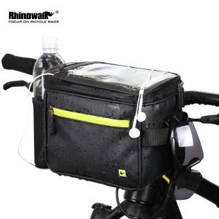 犀牛自行车前把包相机(包相机，)包防水(包防水)7寸大触屏导航手机袋单车包
